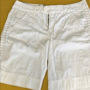 Blue Epic Women's White Casual Shorts